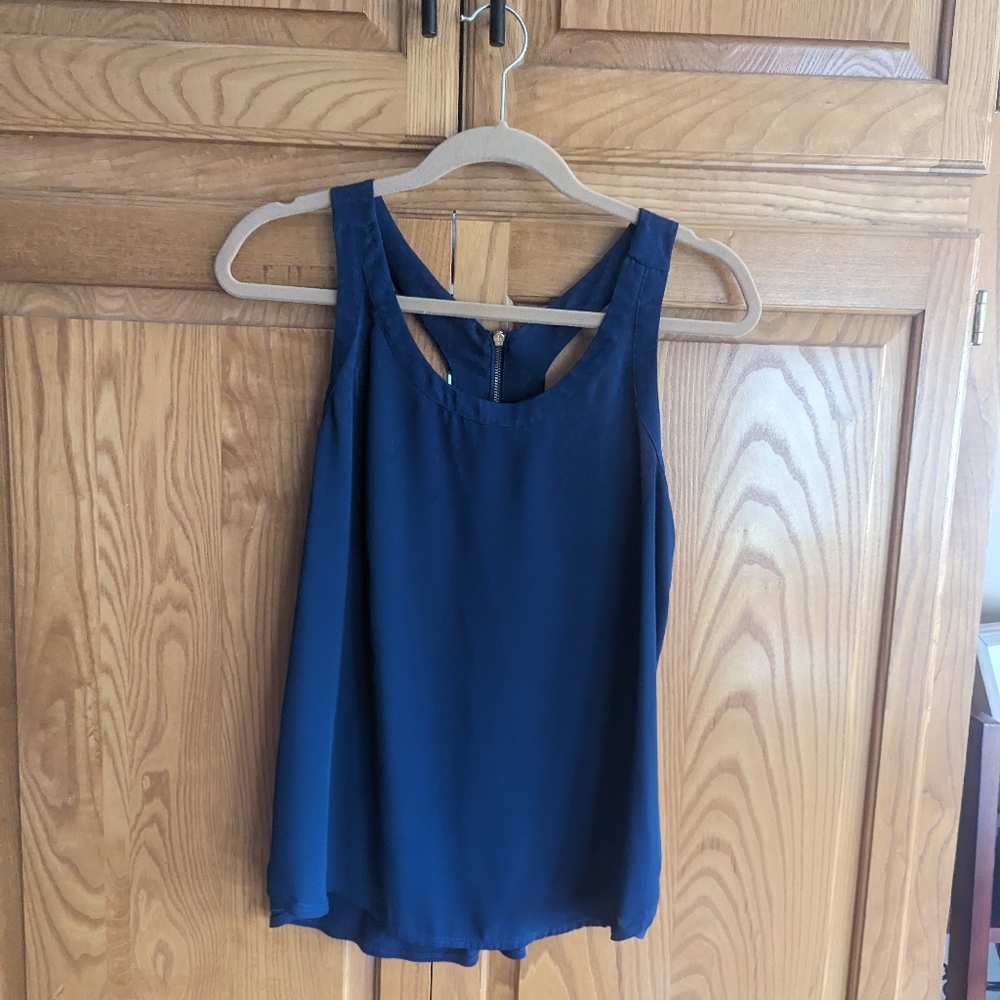 Express Navy Tunic Size Small